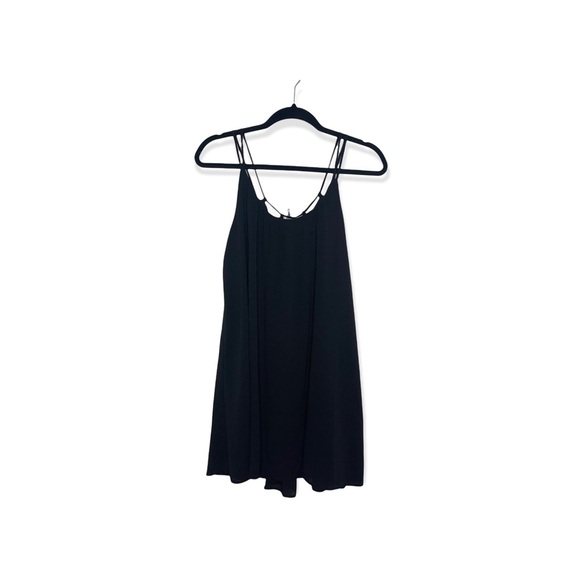 VERY J Black Flowy Mini Dress M - Picture 5 of 8